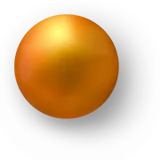 Floating sphere accent